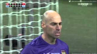 Willy Caballero penalty saves against Liverpool League Cup Final [upl. by Eliason]