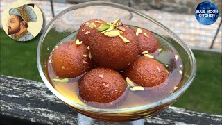 GULAB JAMUN RECIPE  QUICK amp EASY  URDU HINDI ENGLISH  BLUE MOON KITCHEN [upl. by Cash]