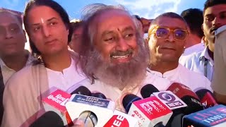 Interview with Sri Sri Ravi Shankar Gurudev at Dharamshala 2024 [upl. by Manheim]