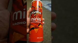 Doritos minis nacho cheese flavor in a tube can [upl. by Sidwell]