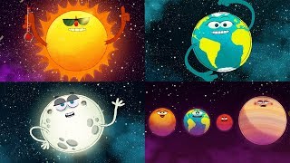 StoryBots Outer Space  Planets Sun Moon Earth and Stars  Solar System Super Song  Fun Learning [upl. by Arevle333]