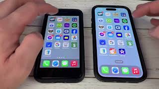 Iphone 16 Vs iphone SE 3 Speed Test Comparison [upl. by Eramat976]