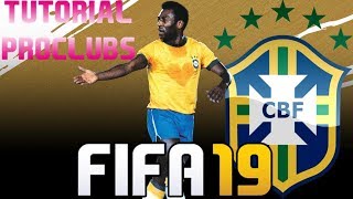 FIFA 19  TUTORIAL FACE I Pelé ICON Pro Clubs [upl. by Ynetruoc254]