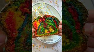 Birthday Rainbow Loaf Cake Sprinklesbirthdaycake birthday loafcake cake cakedecorating rainbow [upl. by Keyek]