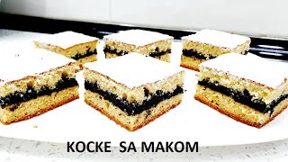 KOCKE SA MAKOM AKO VOLITE STRUDLE SA MAKOM OVO JE JOS BOLJE I JEDNOSTAVNIJE TOPI SE U USTIMA [upl. by Patnode]