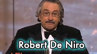 Robert De Niro Accepts the AFI Life Achievement Award in 2003 [upl. by Kate184]