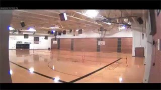 Tornado Destroying A School Gym In Seconds [upl. by Laemsi74]