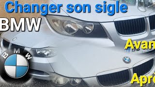 Comment remplacer son sigle BMW facilement et pour pas chère ‼️🤑 [upl. by Ziza]