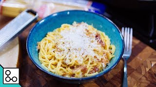 Carbonara à litalienne  YouCook [upl. by Felicdad694]