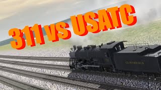 Clinchfield 311 vs USATC S160 in Trainz 2020 [upl. by Seften41]