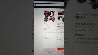 Ridgid driver circular kit on sale in stores only clearance [upl. by Odnamla]