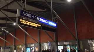 North Greenwich Underground Tube Station  Jubilee Line [upl. by Katie]