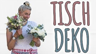 TISCHDEKO FÜR HOCHZEIT  HINTER DEN KULISSEN  DIY [upl. by Kask836]