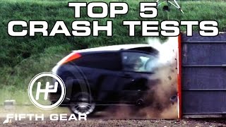 Top 5 Crash Tests  Fifth Gear [upl. by Kyre983]