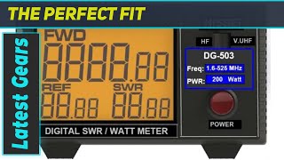 DG503 Digital LCD SWRWatt Meter The Best TwoWay Radio Companion [upl. by Antipas927]