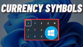 How to See All Currency Symbols on Windows 11 [upl. by Imyaj]