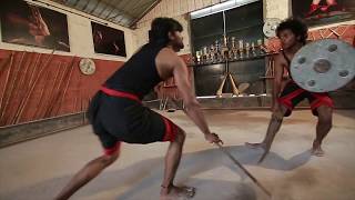 KALARIPAYATTU SWORD AND SPEAR Demonstration [upl. by Sig]