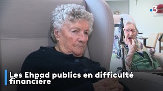 Les Ehpad publics en difficulté financière [upl. by Ragde331]