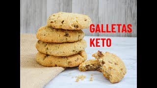 GALLETAS SALUDABLES CON HARINA DE ALMEDRAS  GALLETAS KETO PARA DIABETICOS  DIETA CETOGENICA [upl. by Hanavas193]