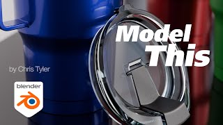 Model a tumbler lid part 1 [upl. by Ahsatal926]