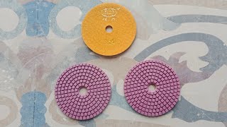 Resin Diamond Polishing Pads Grit  150 For Marble Floor Polishing [upl. by Ardyaf118]