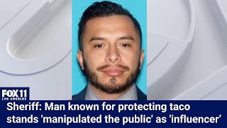 Social media influencer known for protecting LA taco stands arrested for protest attacks [upl. by Jerome15]