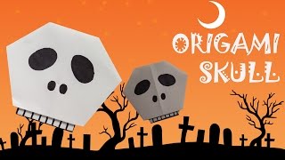 Origami Skull  Origami Easy [upl. by Anyel]