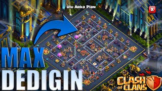 GÖZLERİNİZİN GÖREMİYECEĞİ KÖYLERDEN TUZAKLARINA KADAR MAXLANIYOR  Clash of Clans Ana Hesap [upl. by Oigroeg]