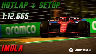 F1 24 Imola Hotlap  Setup 112665 [upl. by Notnef687]