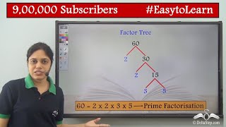 Factor Tree  Prime Factorization  Math  Class 5  CBSE  NCERT  ICSE [upl. by Ellesij]