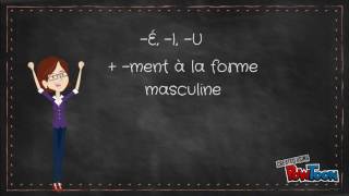 La formation des adverbes  Capsule de français [upl. by Aggri640]