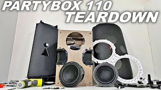 JBL PARTYBOX 110 COMPLETE TEARDOWN [upl. by Barnet]