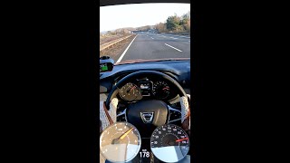 NEW Dacia Sandero Stepway Test Autobahn 🔥 Shorts [upl. by Moise]