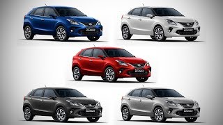 2019 Toyota Glanza  All Colours  Images  AUTOBICS [upl. by Priscella]