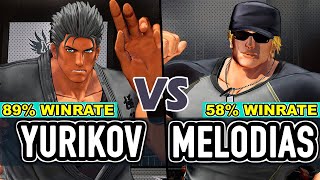 KOF XV ▰ YURIKOV RyoIslaMeitenkun vs MELODIAS ClarkGeeseRalf [upl. by Caleb]