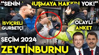 ANKETİN ORTASINDA KAVGA ÇIKTI quotSenin Konuşmaya Hakkın Yokquot YEREL SEÇİM ANKETİ  Sokak Röportajları [upl. by Asamot]