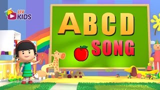 ABCD Alphabet Song with Lyrics  LIV Kids Nursery Rhymes and Songs  HD [upl. by Gies38]