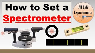 How to Set a Spectrometer for Observation  Parts of a Spectrometer science instrument [upl. by Anson]