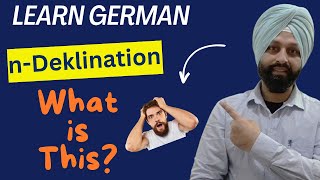 Online German Language Course  German for Beginners  N Deklination weak nouns [upl. by Shirlene]