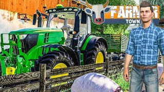 LS19 FarmerTown 23 Die nächste Lieferung für die Schweine  LANDWIRTSCHAFTS SIMULATOR 19 [upl. by Anora]