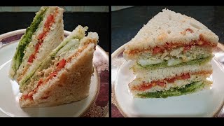 Tricolour sandwich recipe  shorts chef trend [upl. by Assylem]