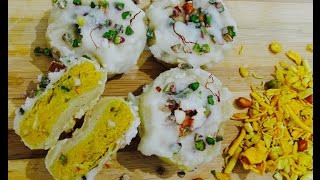 Surti Ghari Recipe  Authentic Surti Ghari Indian Sweets  Chandi Padvo Sepcial  SaasBahuRasoi [upl. by Manolo]