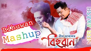 Neel Akash Bihuwan Mashup  Music Mix  New Assamese song Neel Akash [upl. by Aeneas197]