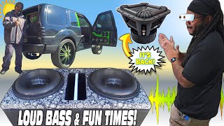 Blasting LOUD BASS at Showtime  NEW Kicker Solo X 12 inch Subwoofer amp CRAZY Car Audio Sub Installs [upl. by Litman]