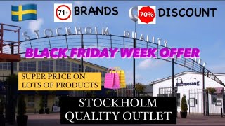 🇸🇪 Stockholm Quality Outlets Barkarby  BLACK FRIDAY WEEK OFFER  Best MultiBrand Largest Outlet [upl. by Mota]