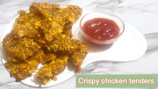 Crispy chicken tenders  no oil recipe [upl. by Gershom]