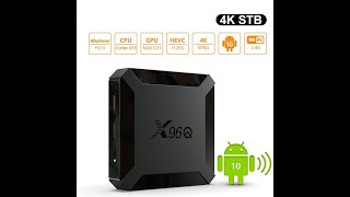 Powered by Wechip：Newest Cheapest Allwinner H313 Android 10 TV Box X96Q [upl. by Ginelle]