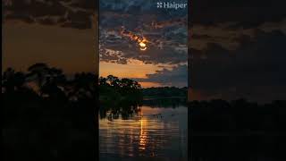 The Floating Isle Of Lumina ✨ foryou nature trend trending viralvideo trendingshorts sunset [upl. by Atoked]