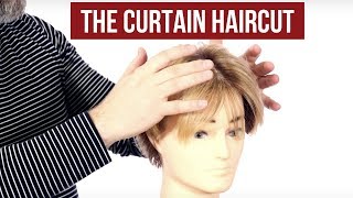 How to Achieve the Curtains Haircut  TheSalonGuy [upl. by Bijan]