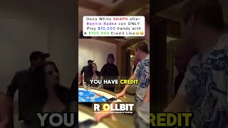 Dana was NOT happy…🥴 casino gambling lasvegas xposed ronnieradke vegas blackjack baccarat [upl. by Hortensia]